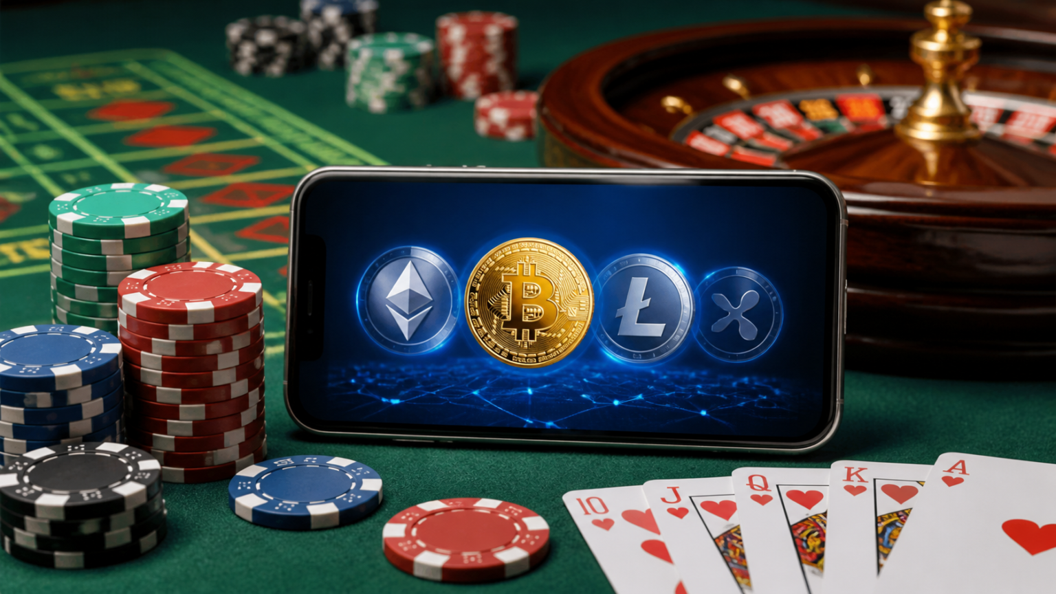 Nuovi Casino Online: Dalla Registrazione ai Giochi Disponibili Casino table with smartphone and chips for crypto casino Singapore
